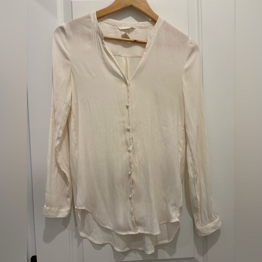 H&M white blouse, size 2